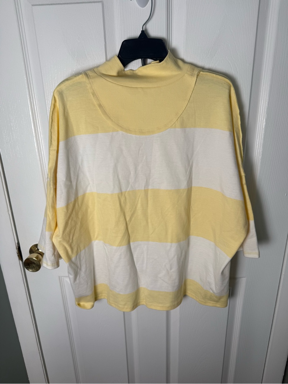 Free People Retro Rugby Set in Sunlit Yellow Combo L - Picture 7 of 9